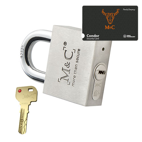 Hangslot M&C Matrix direct met een set cilinders SKG 3 - MC