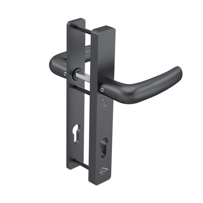 Schmaler Türgriff/Hebel, brüniert