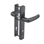 Smal kerntrekbeslag kruk/kruk gun metal — M&C smal deurbeslag SKG***