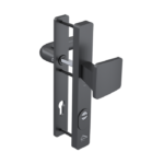 Smal kerntrekbeslag knop/kruk gun metal — M&C smal deurbeslag SKG***